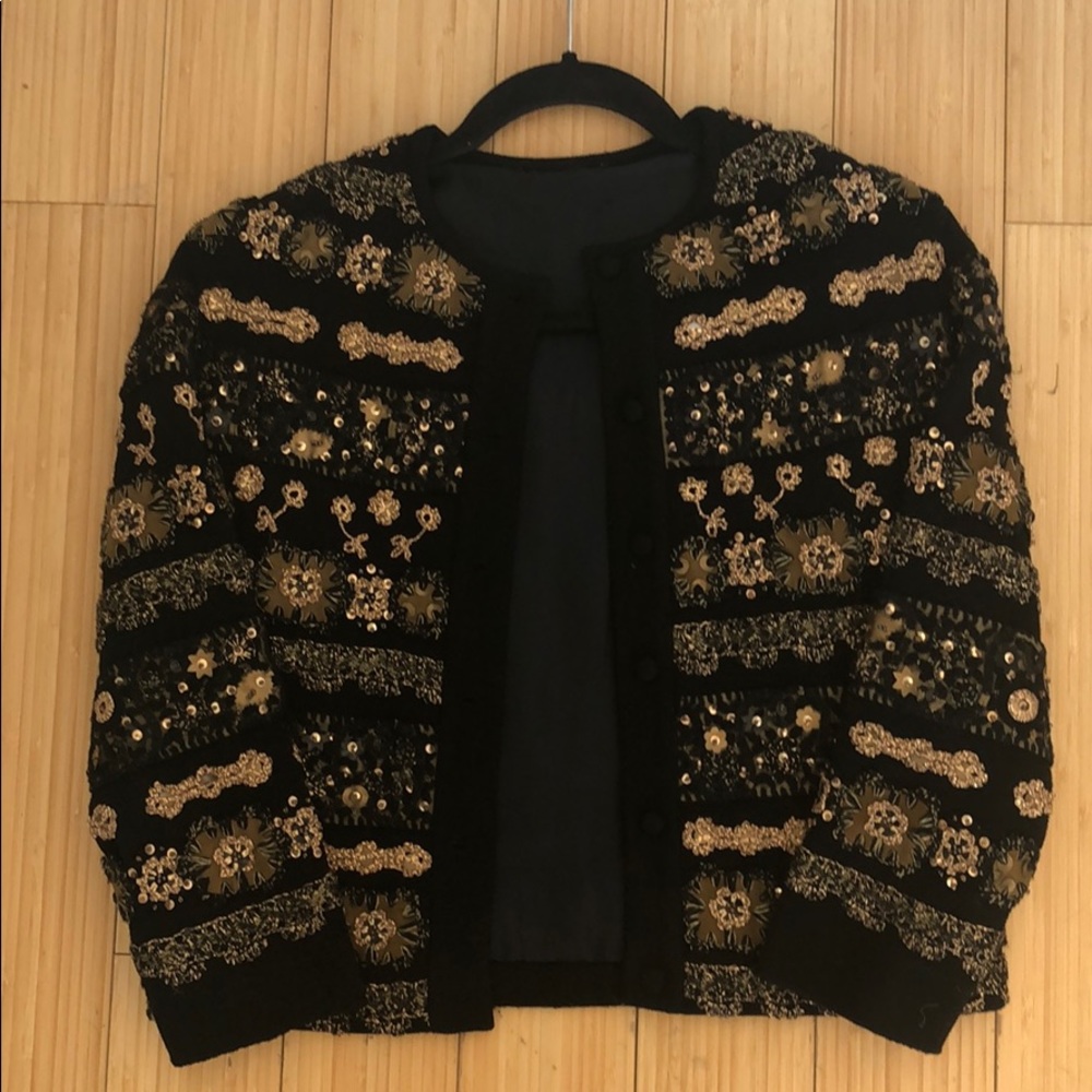 Vintage hand embellished jacket
